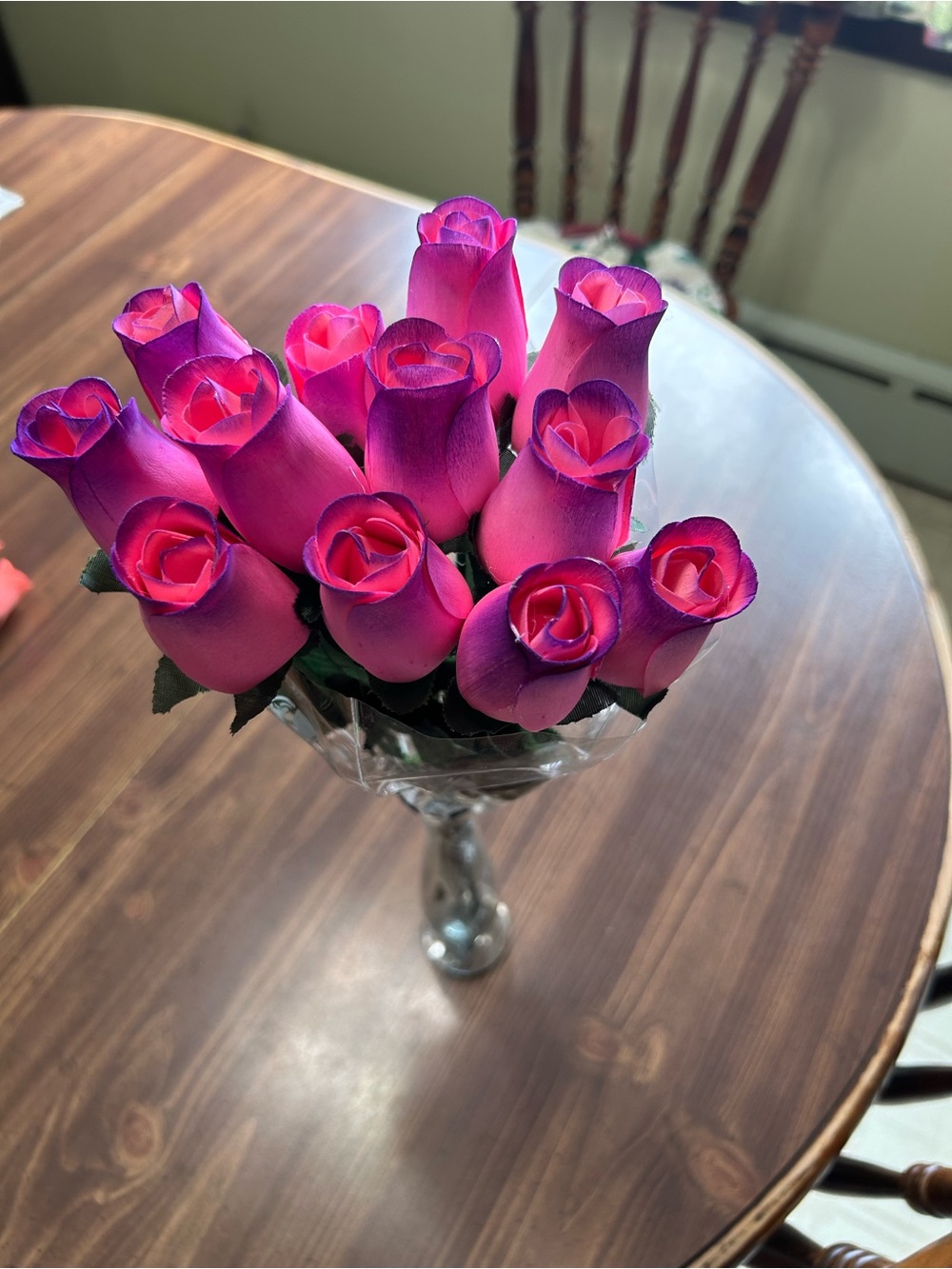 Pink-Purple Rose Bouquet - Home Accents